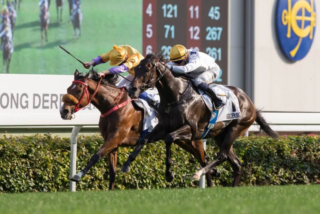 Golden Sixty wins the Hong Kong Derby