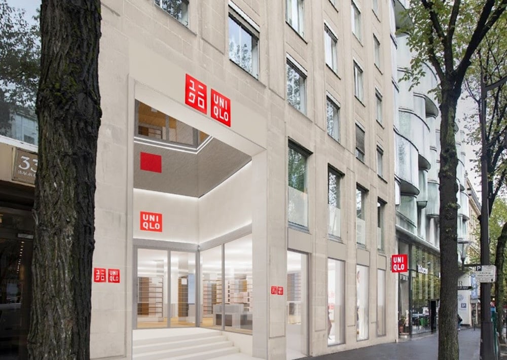 Artist’s impression of the forthcoming Paris flagship near the Champs‑Élysées