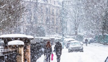 UK weather maps show exact date 450-mile wall of snow wallops Britain | Weather | News