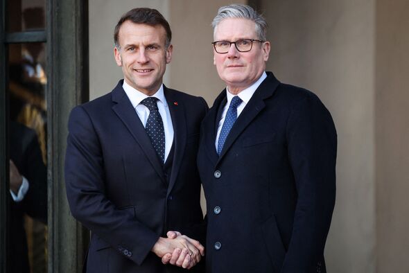 French President Emmanuel Macron and Sir Keir Starmer French President Emmanuel Macron and Sir Keir Starmer