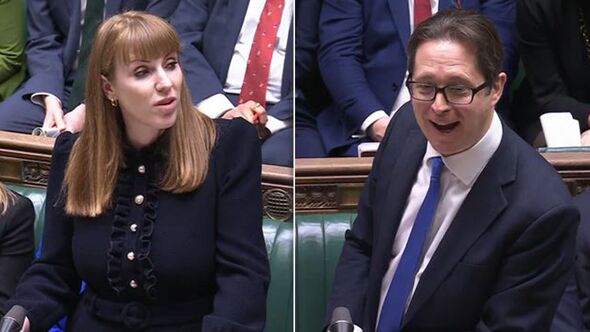 Angela Rayner and Alex Burghart