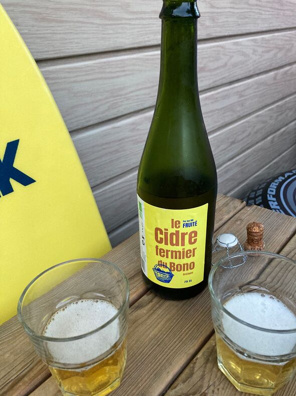 Bottle of cider Bottle of cider