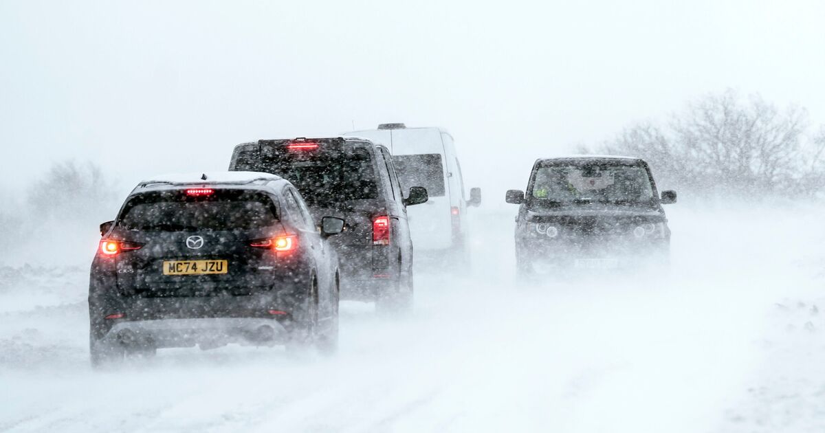 Snow forecast maps show 99cm blizzard hitting UK as 73 cities buried | UK | News