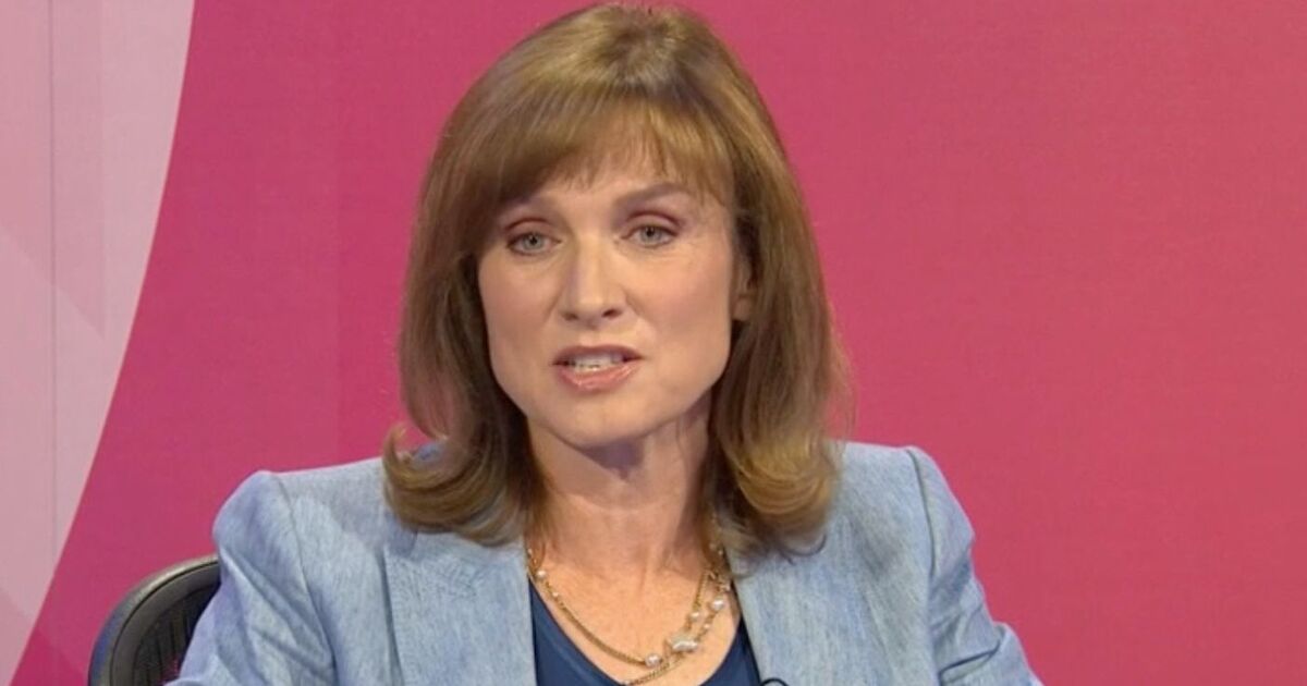 'I was on Question Time - here's why 'biased' Fiona should be replaced' | TV & Radio | Showbiz & TV
