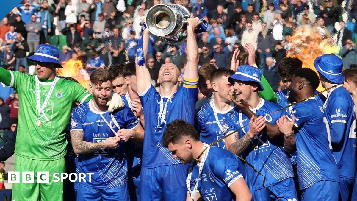Dungannon Swifts lifted the Irish Cup in 2025