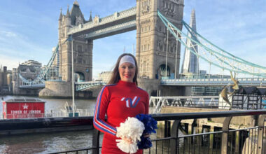South Dearborn Cheerleader Performs in London New Year's Day Parade