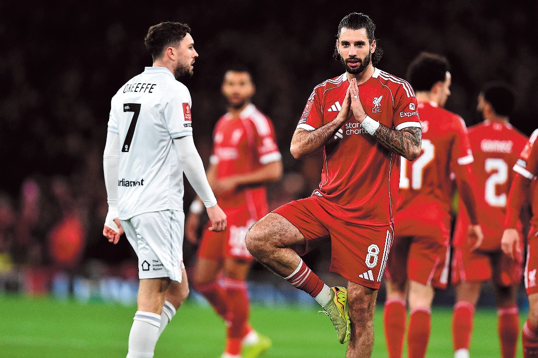 Szoboszlai both hero and villain as Liverpool overcomes plucky Barnsley in FA Cup