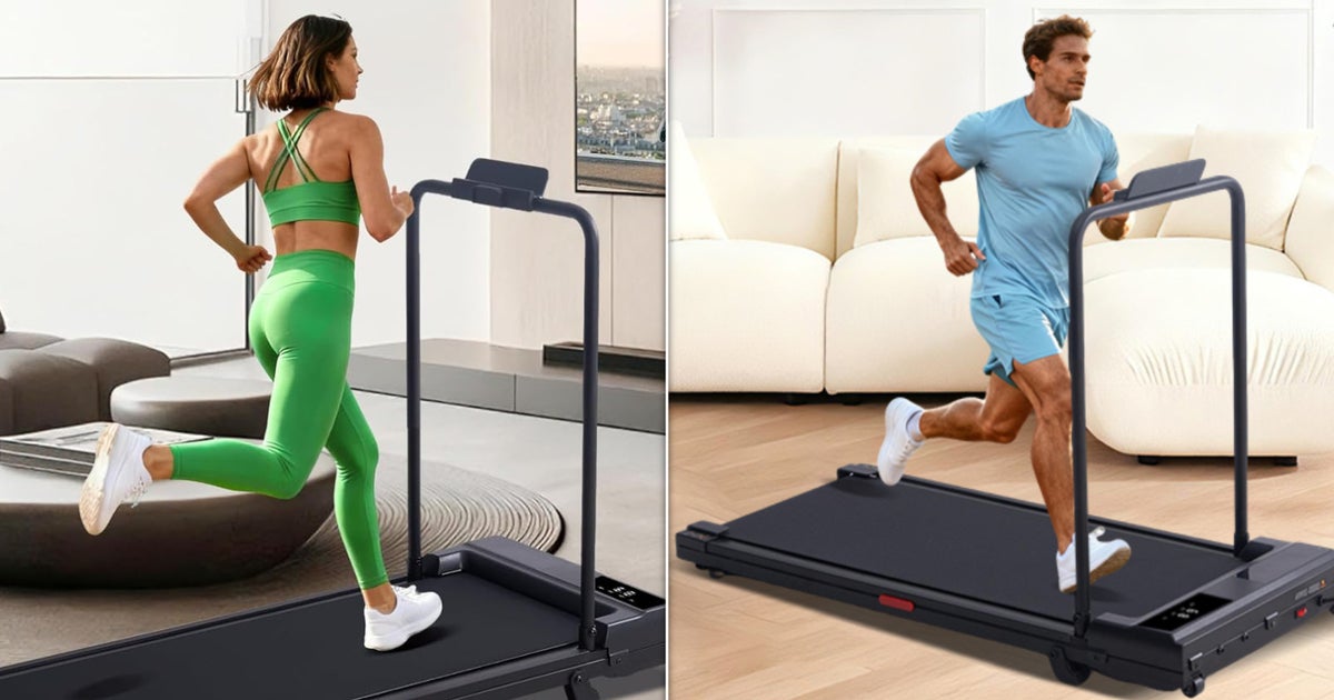 The Folding Treadmill Reviewers Rave About Is Under $100 Today
