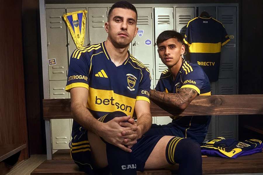 Boca's home shirt