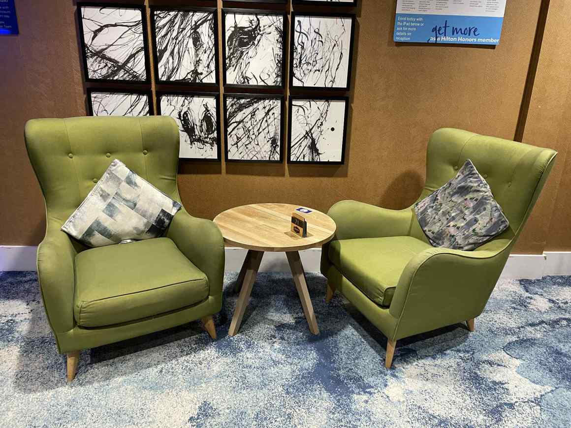 reception seating Bristol Airport hotel