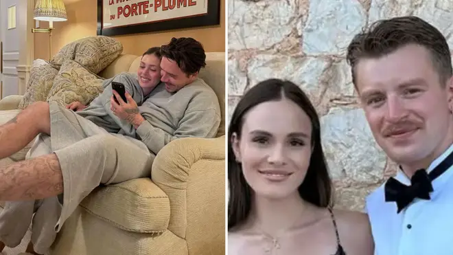 Brooklyn Beckham posted a picture on Instagram of him relaxing with his wife Nicola Peltz