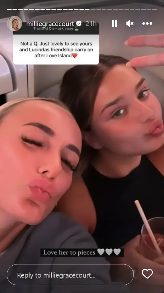 Millie and Lucinda used to be really close.