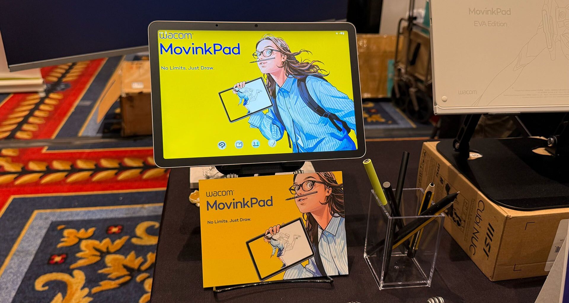 An electronic product being shown at CES 2026