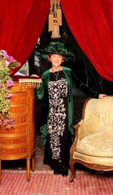 Charmian London (as portrayed by Lynne Lancaster) will present "An Intimate Affair," a program of romance and music to support education programs at Sebastiani Theater on Feb 12.  (Courtesy of Jack London Park Partners).