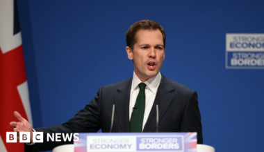 Shadow justice secretary Robert Jenrick sacked