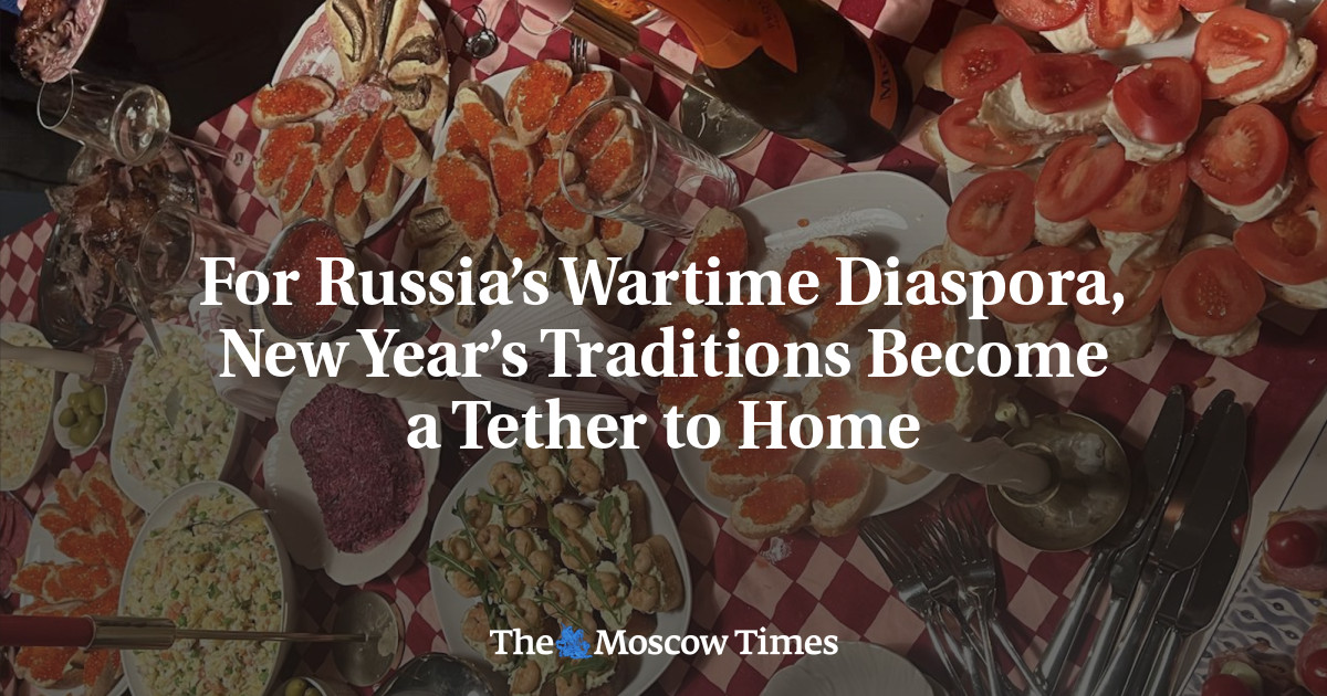 For Russia’s Wartime Diaspora, New Year’s Traditions Become a Tether to Home