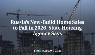 Russia’s New-Build Home Sales to Fall in 2026, State Housing Agency Says
