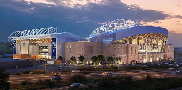 Leeds unveiled their stadium plans last year as they bid to increase the Elland Road capacity to 53,000
