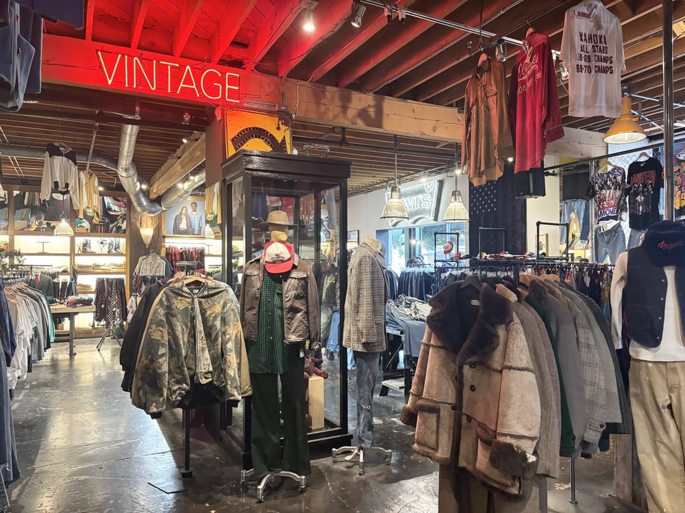 American Rag vintage section on La Brea Avenue