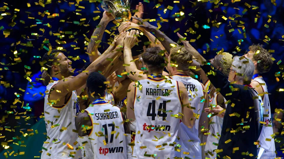 Germany win 2023 World Championship - Coming off the bronze in the 2022 EuroBasket, Germany were feeling confident. Few expected them to make history though. After sweeping through both group stages, Germany squeezed past Latvia. A two-point upset over the USA in the semifinals put Germany in dreamland, but in the final they went one better and beat Serbia to win it all. Dennis Schröder was MVP as Germany won their first worlds.<span class="copyright">Jayne Russell/Imago Images</span>
