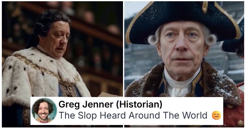 The preview of Darren Aronofsky's AI-generated Revolutionary War series had the internet up in arms - 24 shots across the bows