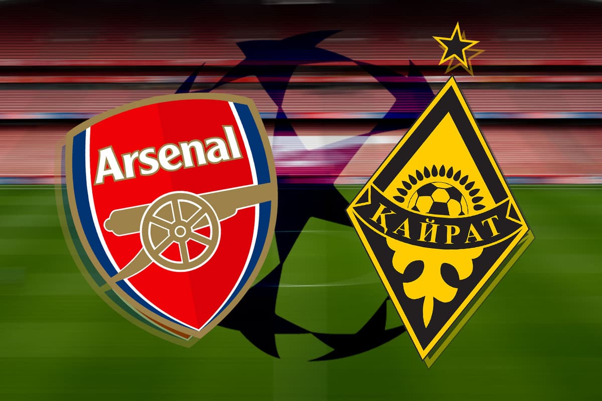 Arsenal vs Kairat: Champions League latest score and updates - LIVE - standard.co.uk