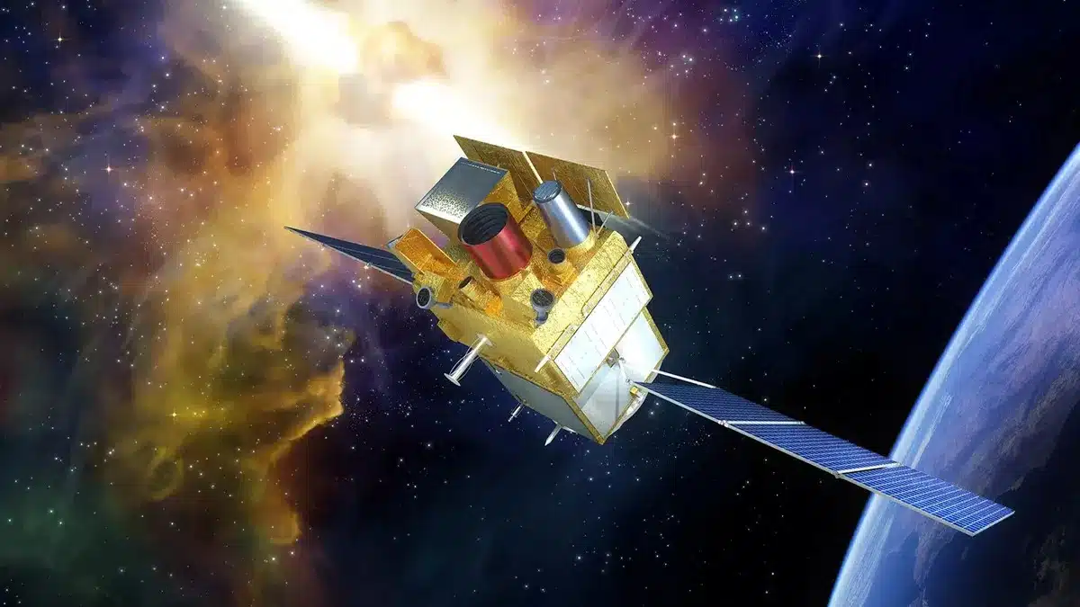 Artist's Rendering Of The Svom Satellite