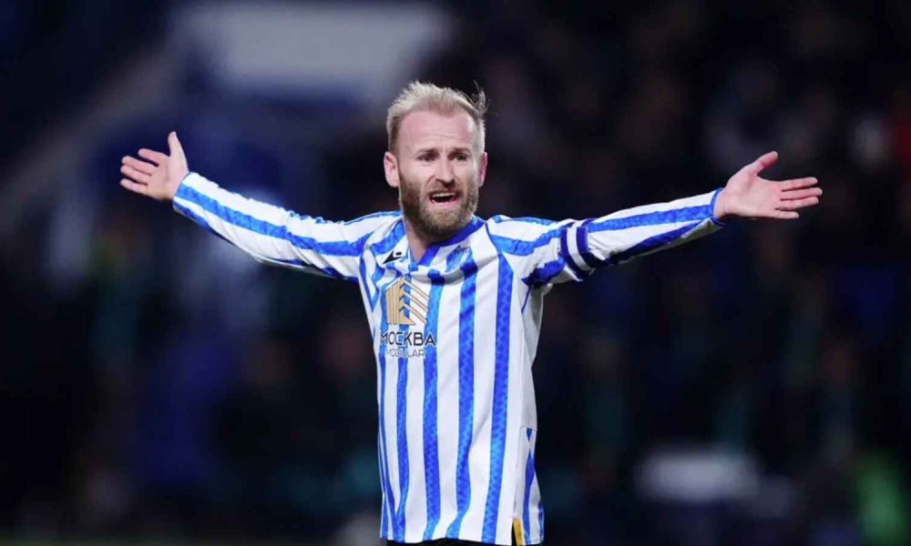 Sheffield Wednesday’s Barry Bannan during the Sky Bet Championship match at Hillsborough Stadium, Sheffield. Picture date: Wednesday January 22, 2025.