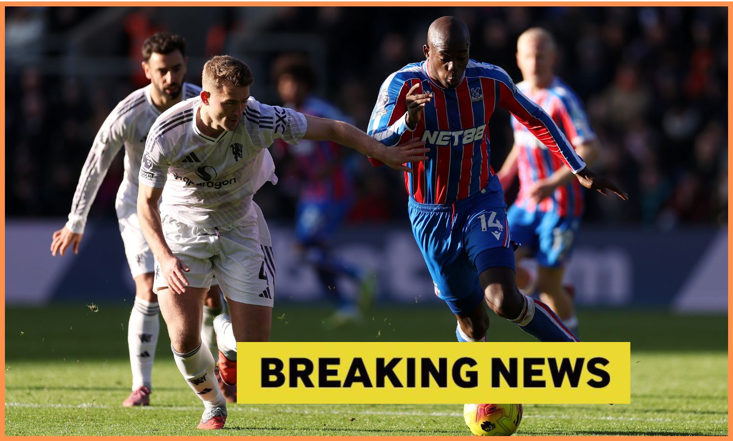 Jean-Philippe Mateta in action for Crystal Palace