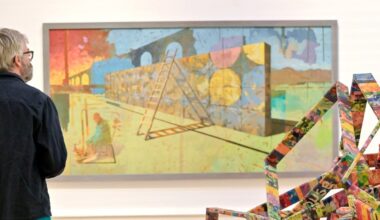 Forres artists Kenneth Le Riche and Codie Anne in Society of Scottish Artists exhibition at Royal Scottish Academy, Edinburgh