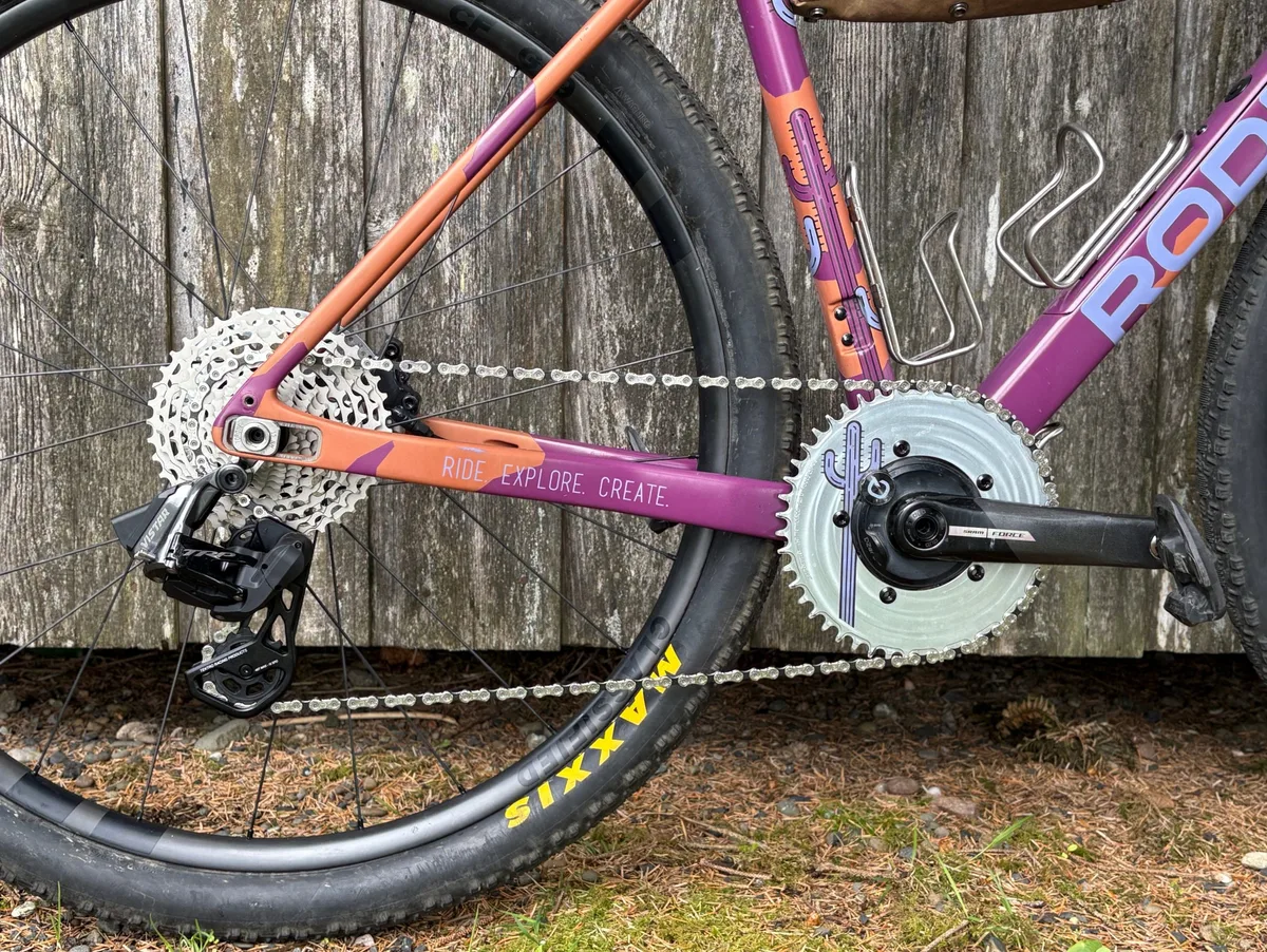 1x chainring on Logan Jones-Wilkins' gravel bike