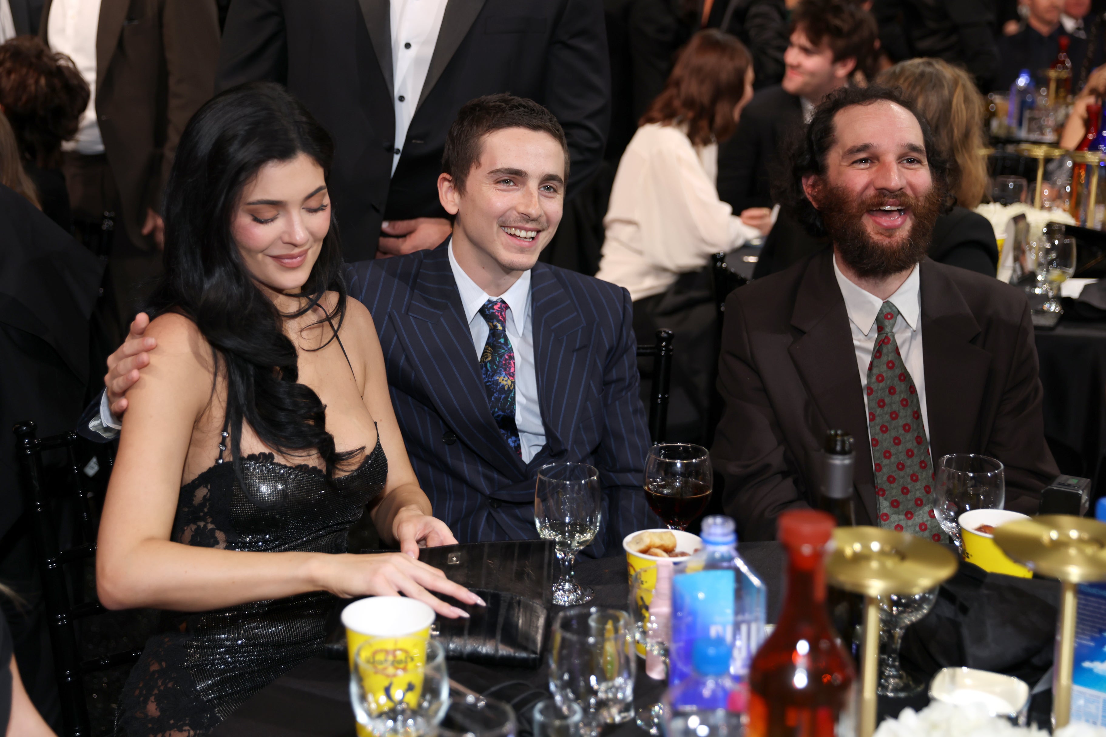 The couple (pictured at the Critics Choice Awards on Sunday) have been dating for three years.
