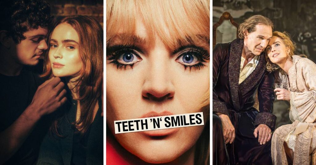 a side by side of three theatre production posters