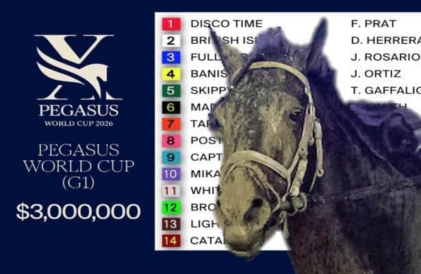 Draw, jockeys, odds for $3 million race