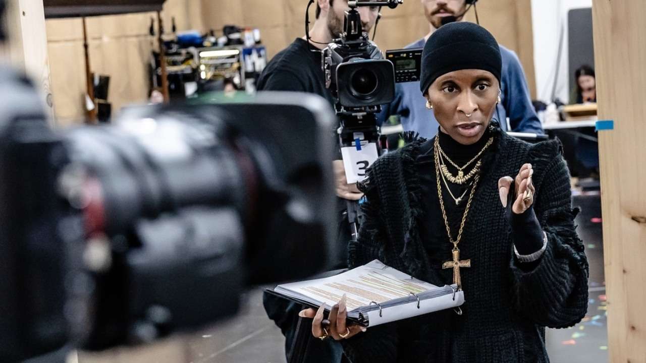 Dracula - in rehearsals. Cynthia Erivo. Photo by Danny Kaan