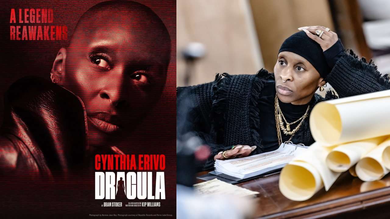 Dracula starring Cynthia Erivo. Photo in rehearsals by Danny Kaan