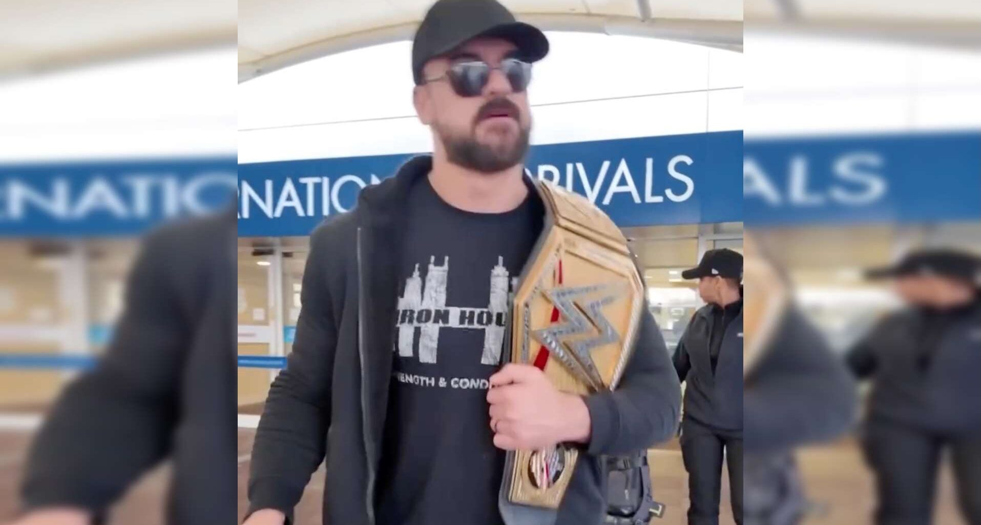 Drew McIntyre arrives in Scotland as Undisputed WWE Champion