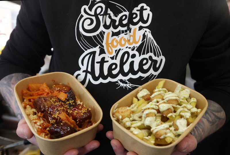 Street Food in East Belfast.
PICTURE COLM LENAGHAN