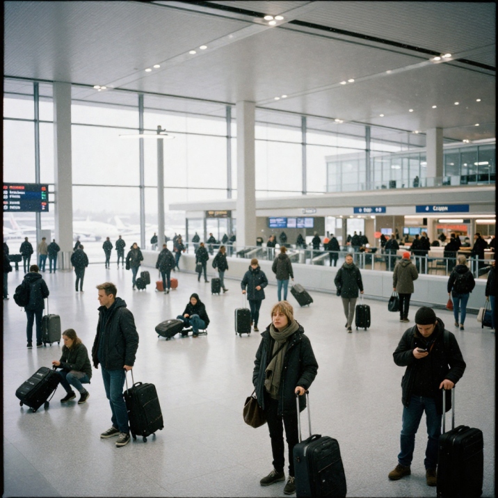 Germany in Travel Hell as KLM, German Airways, Lufthansa, Air Dolomiti, easyJet and other Airlines Face 69 Flight Cancellations and 1,222 Delays Amid Heavy Snow, Strong Winds and Low Visibility, Affecting Passengers across Berlin, Frankfurt, Munich, Düsseldorf, Hamburg and more