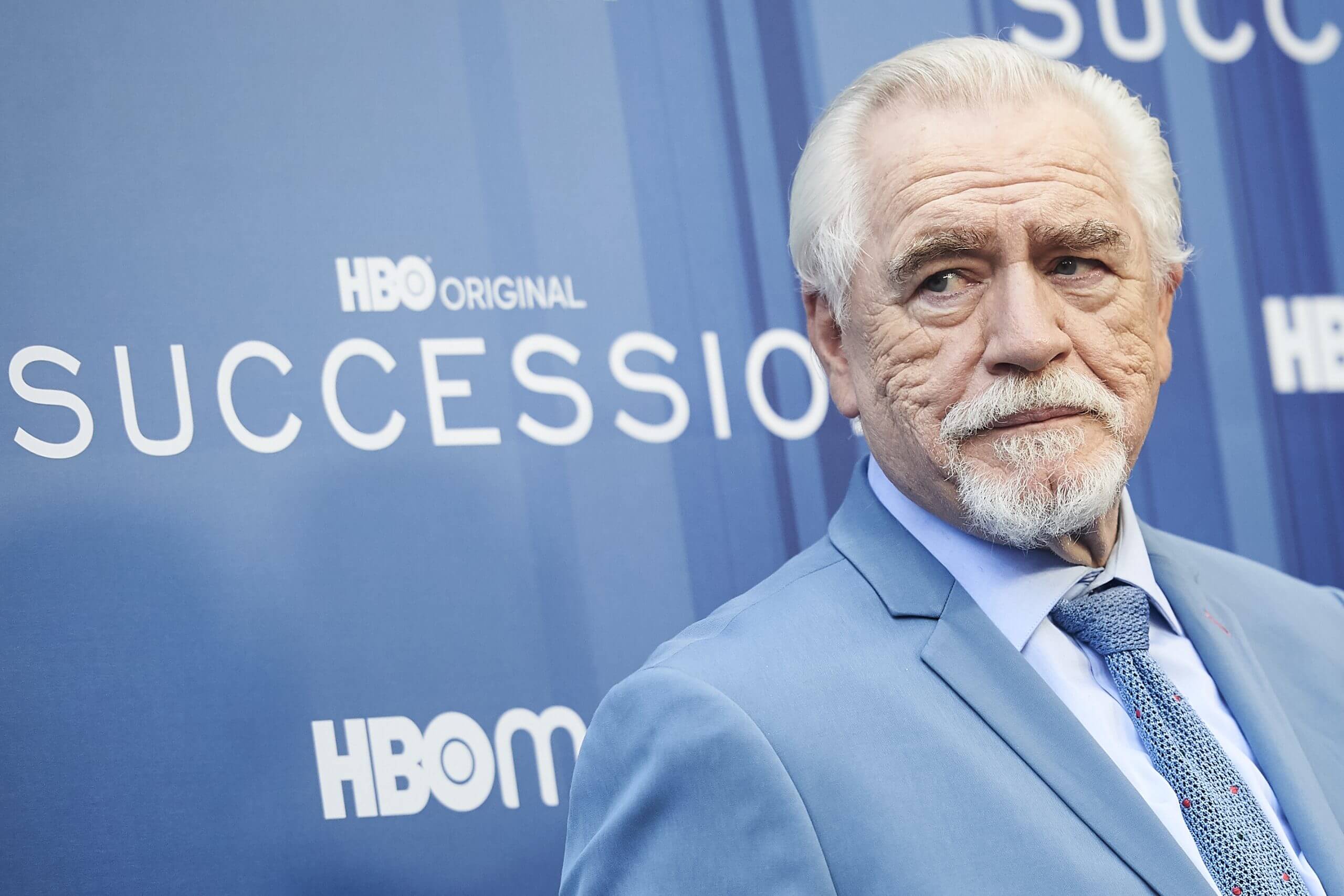 Actor Brian Cox on the red carpet for Succession
