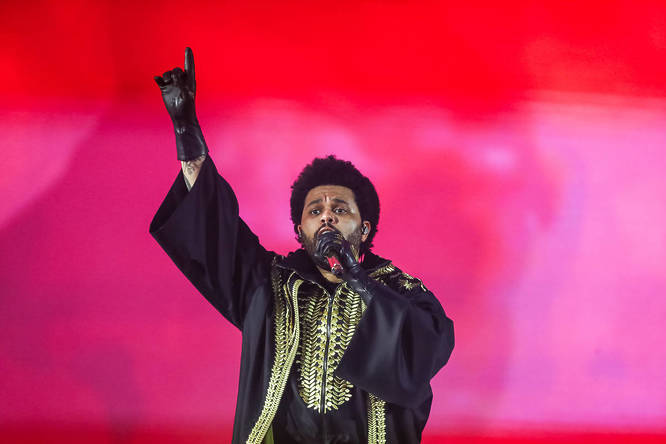 The Weeknd playing a giant show in Sao Paulo