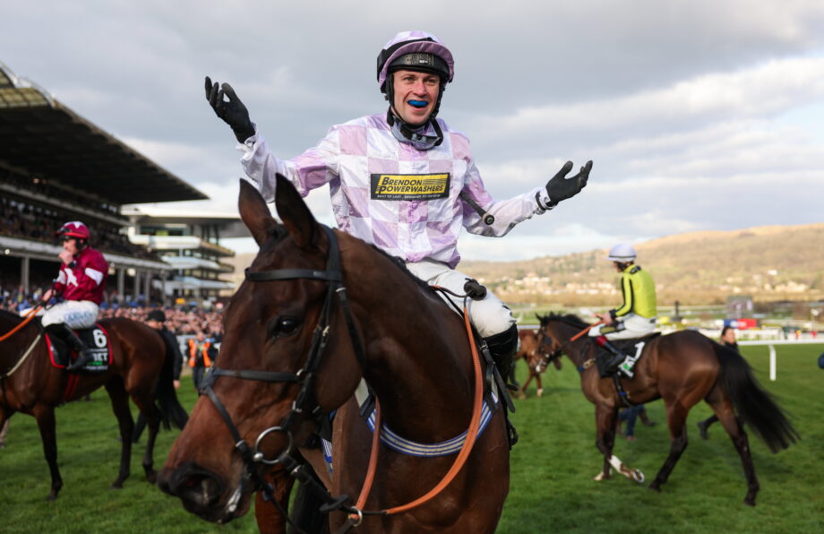 Champion Hurdle result 2025: Lorcan Williams and Golden Ace celebrate