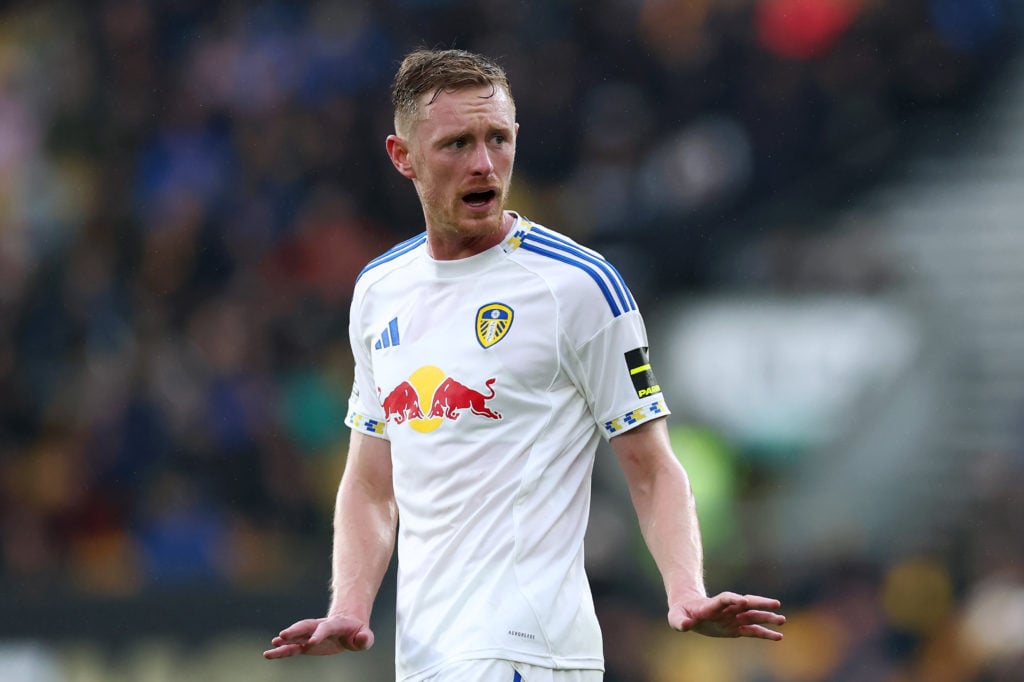 Sean Longstaff in action for Leeds against Wolves