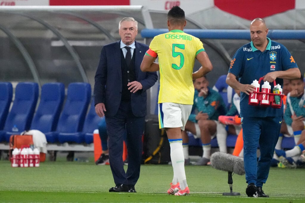 Casemiro and Carlo Anceotti take on Japan