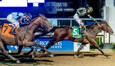 'Rising Star' Golden Tempo Tops Cherie DeVaux Exacta in Lecomte