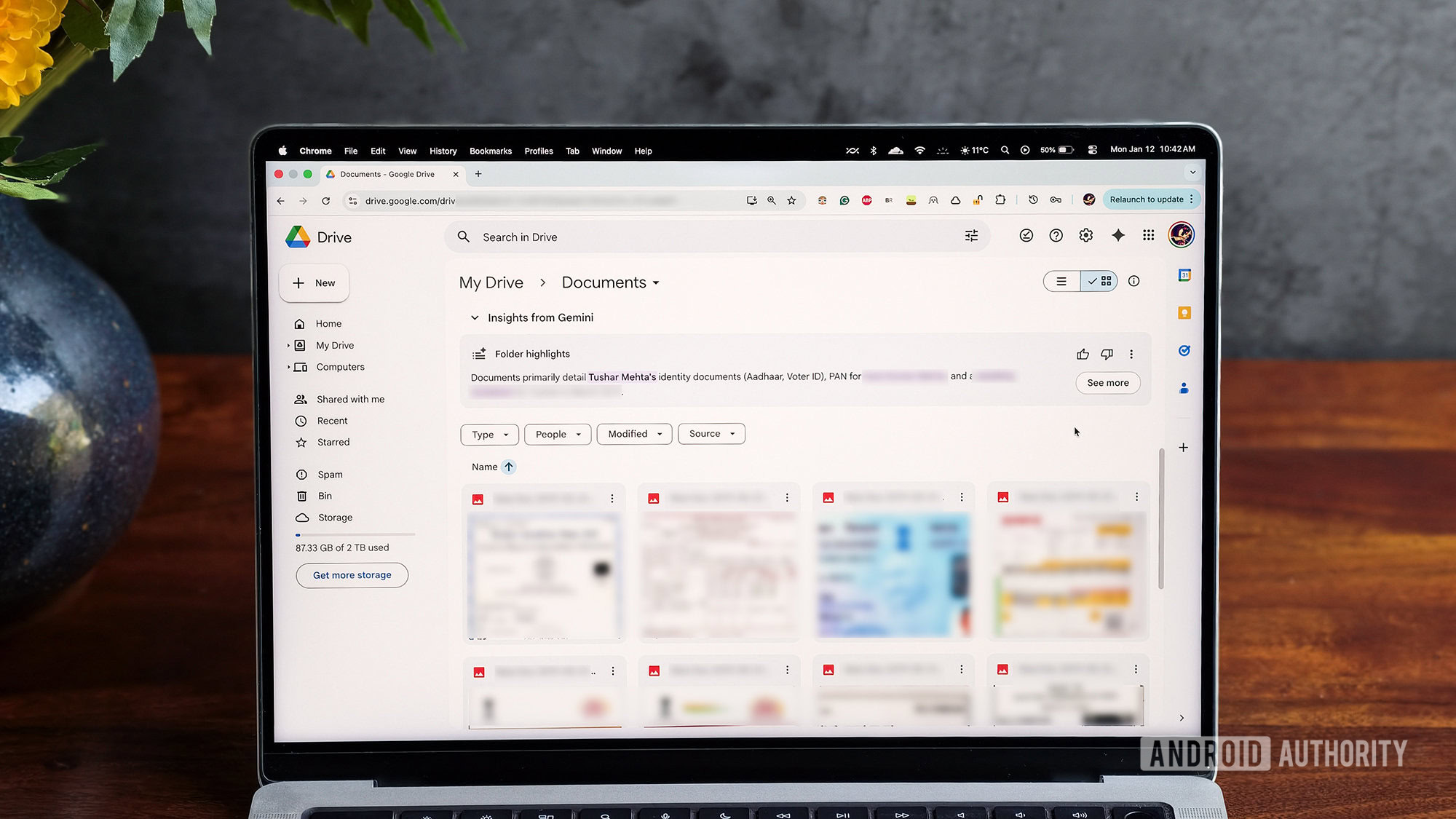 Google Drive folder summary Google Drive folder summary