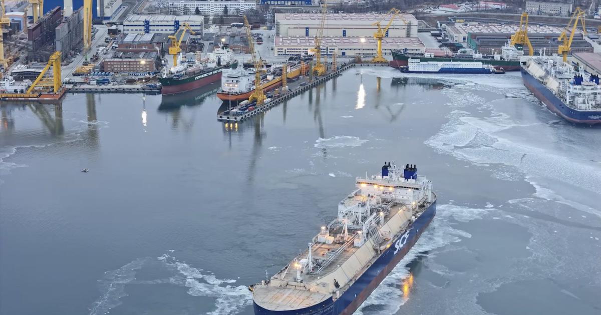 Russia Delivers First Domestically Assembled Arc7 LNG Carrier After Years of Sanctions Delays