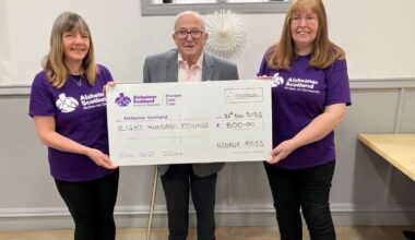 JG Ross Bakers founder George Ross 90th birthday fundraiser supports Alzheimer Scotland