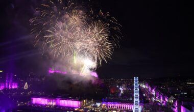 Thousands ring in 2026 at Scotland's biggest Hogmanay street party