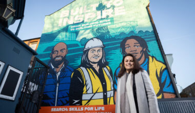 WALTHAMSTOW MURAL CELEBRATES NATION’S FAVOURITE BUILDINGS AS PUSH FOR CONSTRUCTION TALENT CONTINUES